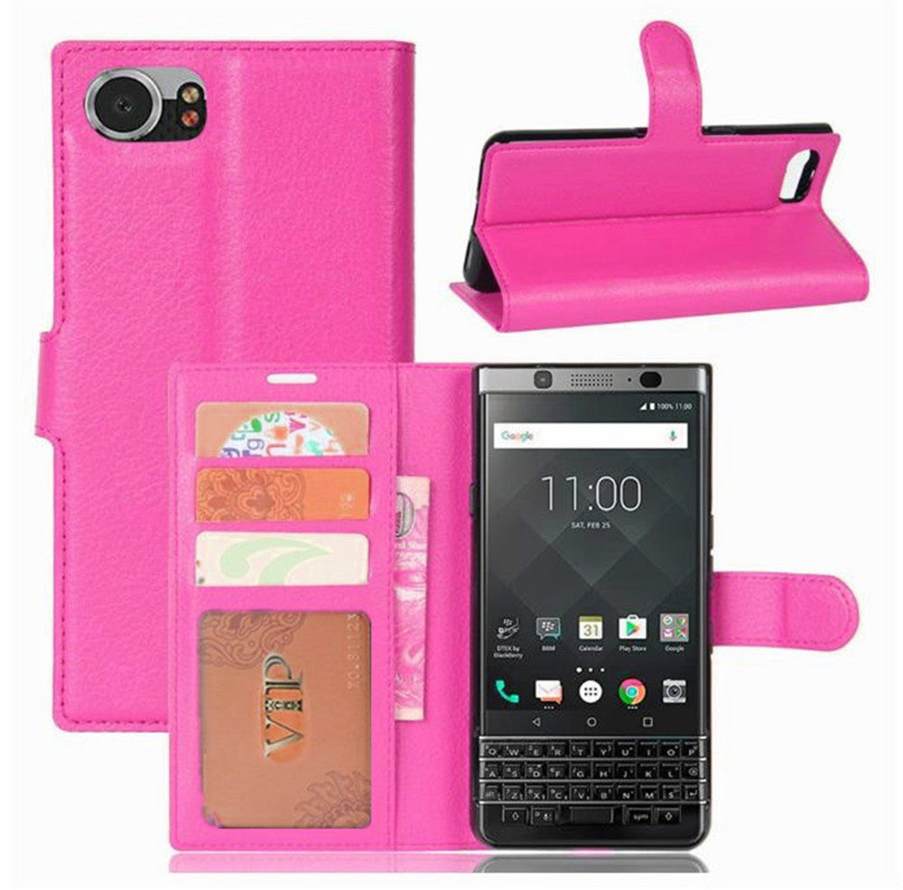 Leather Folio Wallet Case for Blackberry KeyOne Key1 Leather Folio Wallet Case for Blackberry KeyOne Key1